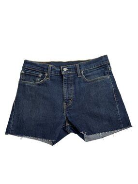 Levi's 511 Denim Cut-Off Shorts Women's 32W 3.5" Inseam Medium Wash Casual
